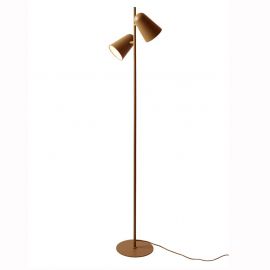 Lampadare - Lampa de podea cu doua spoturi directionabile Salamanca galben mustar