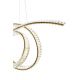 Candelabre, Lustre - Lustra LED moderna design deosebit CHARMES 120 auriu