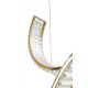 Candelabre, Lustre - Lustra LED moderna design deosebit CHARMES 120 auriu