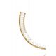 Candelabre, Lustre - Lustra LED moderna design deosebit CHARMES 120 auriu