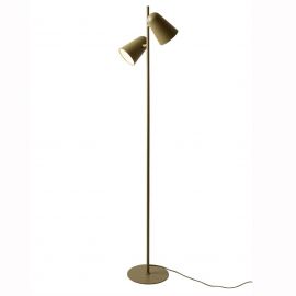 Lampadare - Lampa de podea cu doua spoturi directionabile Salamanca verde maslina