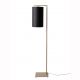 Lampa de podea Boston metal sand abajur negru
