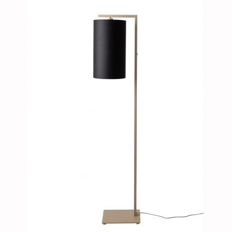 Lampadare - Lampa de podea Boston metal sand abajur negru