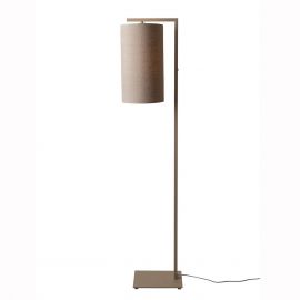 Lampadare - Lampa de podea Boston metal sand abajur in inchis