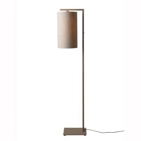 Lampadare - Lampa de podea Boston metal sand abajur in deschis