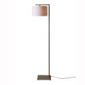 Lampa de podea Boston metal sand abajur alb