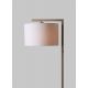 Lampadare - Lampa de podea Boston metal sand abajur alb