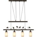 Lustra rustica suspendata reglabila metal ruginiu VENEZIA 