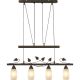 Pendule, Lustre suspendate - Lustra rustica suspendata reglabila metal ruginiu VENEZIA