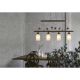 Pendule, Lustre suspendate - Lustra rustica suspendata reglabila metal ruginiu VENEZIA