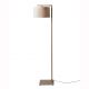 Lampadare - Lampa de podea Boston metal sand abajur in deschis