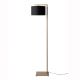 Lampa de podea Boston metal sand abajur negru