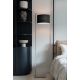 Lampadare - Lampa de podea Boston metal sand abajur negru