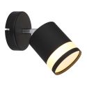 Aplica cu Spot directionabil metal negru LUCERO