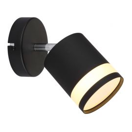 Aplica cu Spot directionabil metal negru LUCERO