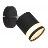 Aplica cu Spot directionabil metal negru LUCERO