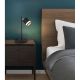 Veioze - Lampa de masa cu Spot directionabil metal negru LUCERO