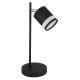 Veioze - Lampa de masa cu Spot directionabil metal negru LUCERO