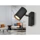 Aplice cu Spot - Aplica cu Spot directionabil metal negru JAMES