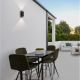 Aplica LED exterior iluminat sus si jos IP54 Nocta antracit