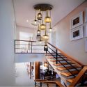 Lustra casa scarii cu 9 pendule Norma XL H500