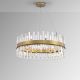 Candelabre, Lustre - Lustra rotunda cu cristale din sticla Grace D75 auriu