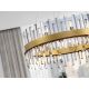 Candelabre, Lustre - Lustra rotunda cu cristale din sticla Grace D75 auriu