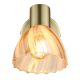 Aplice cu Spot - Aplica metal alama sticla chihlimbar ZACHERY