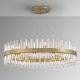Candelabre, Lustre - Lustra rotunda cu cristale din sticla Grace D110 auriu