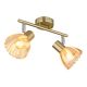 Plafoniera metal alama sticla chihlimbar ZACHERY 2L