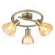 Plafoniera metal alama sticla chihlimbar ZACHERY 3L
