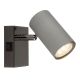 Aplice cu Spot - Aplica cu Spot directionabil metal negru gri ROBBY