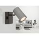 Aplice cu Spot - Aplica cu Spot directionabil metal negru gri ROBBY