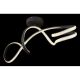 Plafoniere - Plafoniera neagra LED 4000K SWIRL