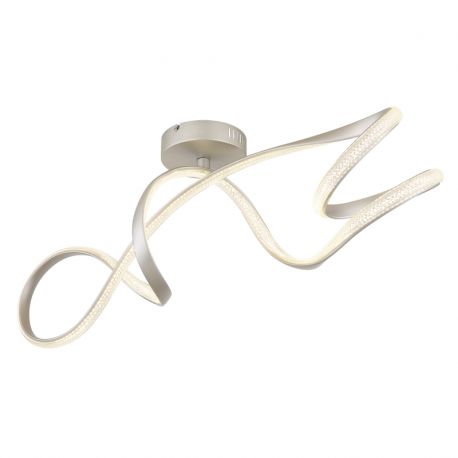 Plafoniere - Plafoniera LED 4000K SWIRL nichel