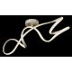 Plafoniere - Plafoniera LED 4000K SWIRL nichel