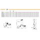 Plafoniere - Plafoniera LED 4000K SWIRL nichel