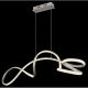 Pendule, Lustre suspendate - Lustra LED suspendata 4000K SWIRL nichel