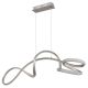 Pendule, Lustre suspendate - Lustra LED suspendata 4000K SWIRL nichel
