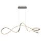 Pendule, Lustre suspendate - Lustra LED suspendata 4000K SWIRL nichel