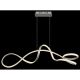 Pendule, Lustre suspendate - Lustra LED suspendata 4000K SWIRL nichel