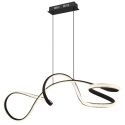 Lustra LED suspendata 4000K SWIRL negru