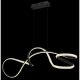 Pendule, Lustre suspendate - Lustra LED suspendata 4000K SWIRL negru