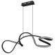 Pendule, Lustre suspendate - Lustra LED suspendata 4000K SWIRL negru