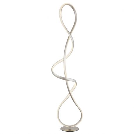 Lampadare - Lampadar LED 4000K SWIRL nichel