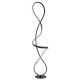 Lampadar LED 4000K SWIRL negru