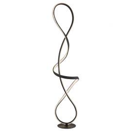 Lampadar LED 4000K SWIRL negru