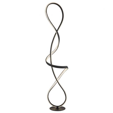 Lampadare - Lampadar LED 4000K SWIRL negru