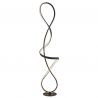 Lampadar LED 4000K SWIRL negru