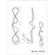 Lampadare - Lampadar LED 4000K SWIRL negru